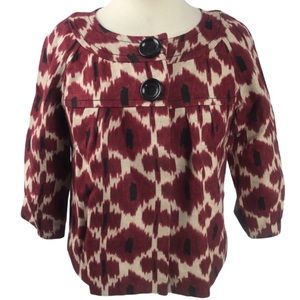 Michael Kors Southwestern Print jacket 2 Buttons